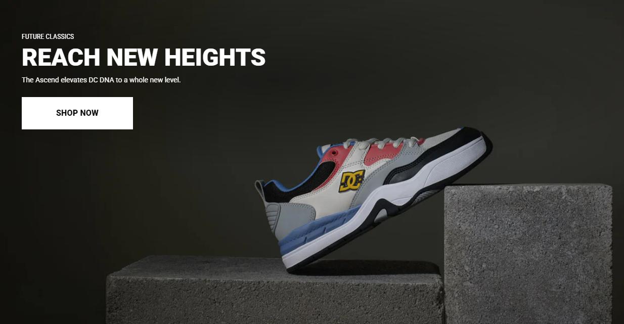 dcshoes.com banner